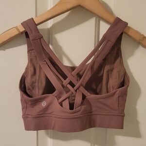 lululemon athletica Free To Be Cross Back Bra - Size 4